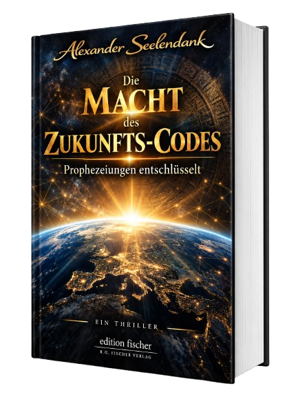 Coverentwurf zu Die Macht des Zukunfts-Codes von Alexander Seelendank
